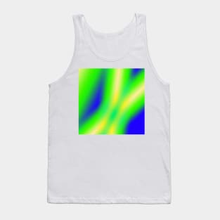 blue green abstract texture artwork Tank Top